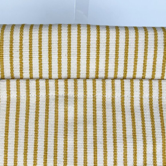 Mercado Global Margarita Clutch Sunset Yellow Stripes Cotton Macrame Fringe - Picture 6 of 14
